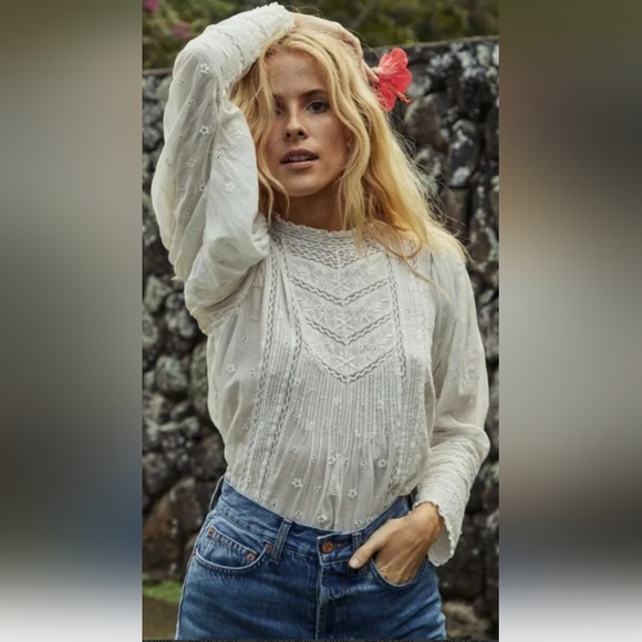 Doen Tops - Doen Edna Cropped Blouse